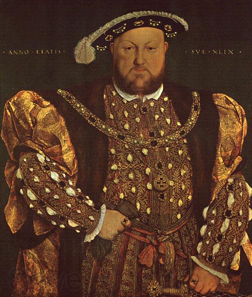 Hans Holbein Portrait of Henry VIII Norge oil painting art